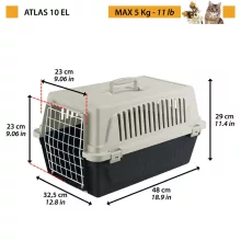 Ferplast Atlas 10 Neon kisállatszállító box - rózsaszín