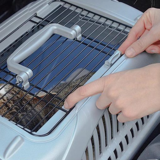 Ferplast Atlas 10 Deluxe Open szállítóbox - szürke