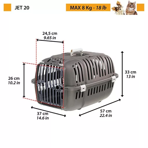Ferplast Jet 10 szállító box - rózsaszín