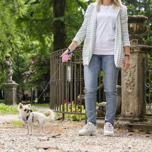 Ferplast Flippy ONE Mini Pink zsinóros automata póráz 3M/8kg