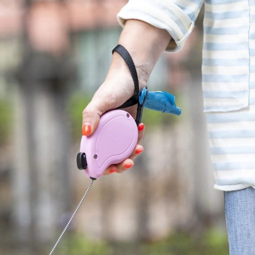 Ferplast Flippy ONE Mini Pink zsinóros automata póráz 3M/8kg