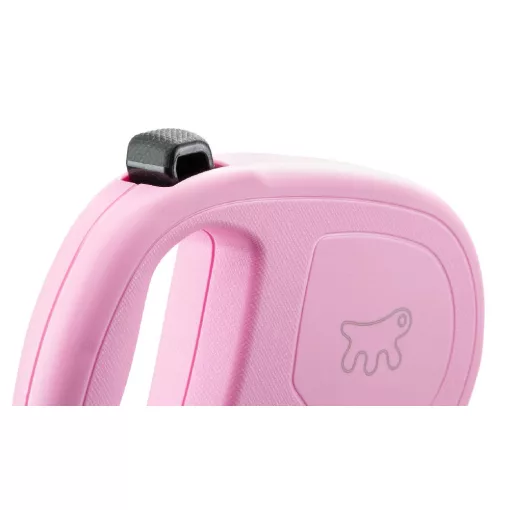 Ferplast Flippy ONE S Pink zsinóros automata póráz 4,5M/12kg