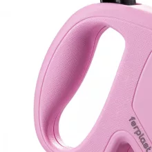 Ferplast Flippy ONE S Pink zsinóros automata póráz 4,5M/12kg