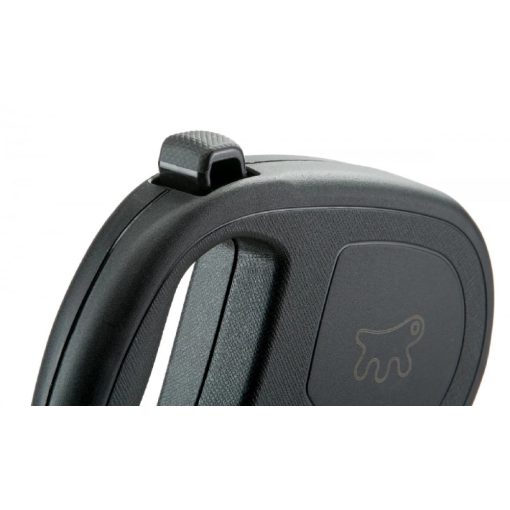 Ferplast Flippy ONE S Fekete zsinóros automata póráz 4,5M/12kg