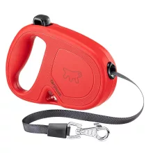 Ferplast Flippy ONE S Piros szalagos automata póráz 4M/15kg