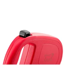 Ferplast Flippy ONE S Piros szalagos automata póráz 4M/15kg