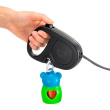 Ferplast Flippy ONE L Fekete szalagos automata póráz 5M/50kg