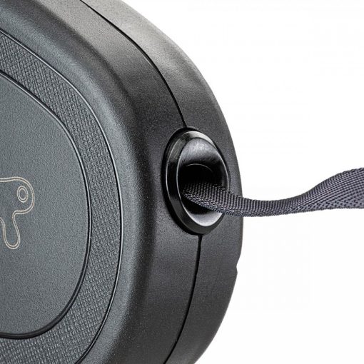 Ferplast Flippy ONE L Fekete szalagos automata póráz 5M/50kg