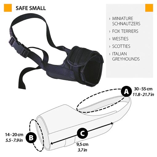 Ferplast Safe SMALL textil szájkosár