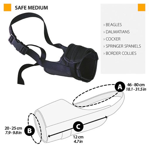 Ferplast Safe Medium textil szájkosár