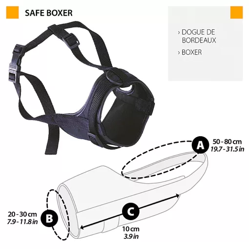 Ferplast Safe Boxer textil szájkosár