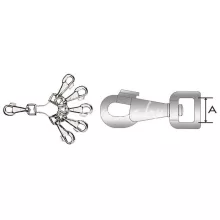 Ferplast forgó karabiner 5-ös méret