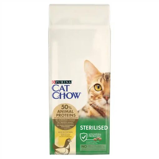 Cat Chow Sterilised Csirkés száraz macskaeledel 15kg