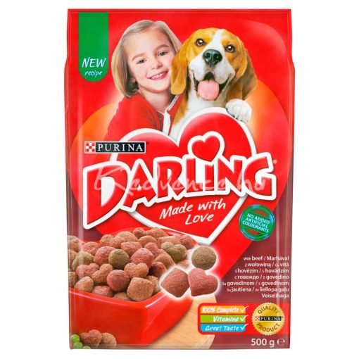 Darling Marhával és  zöldségekkel száraz kutyatáp 500g