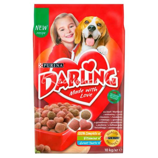 Darling Marhával és zöldségekkel száraz kutyatáp 10kg