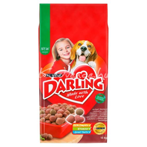 Darling Marhával és zöldségekkel száraz kutyatáp 15kg