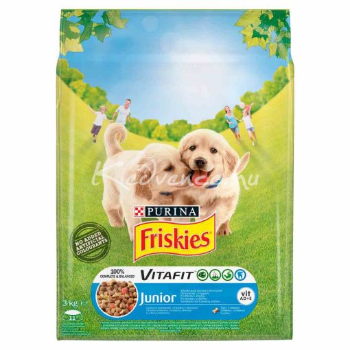 Friskies Junior Csirke-zöldséggel+tejjel kutyatáp 3kg