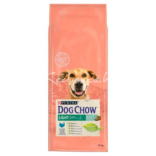 Dog Chow Light pulykával 14kg száraz kutyatáp