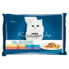   Gourmet Perle pulyka/tonhal/kacsa/bárány macskaeledel 4x85g