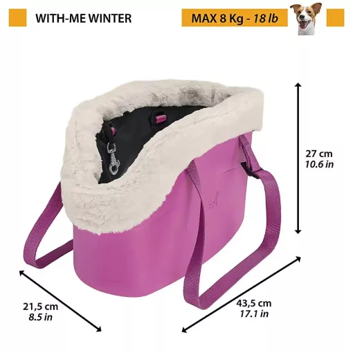 Ferplast With-Me Winter Black szállító táska 