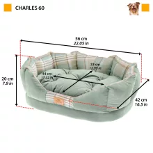 Ferplast Charles 60 Marrone kutya-Macska Fekhely
