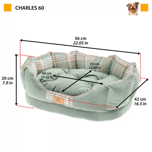 Ferplast Charles 60 Marrone kutya-Macska Fekhely
