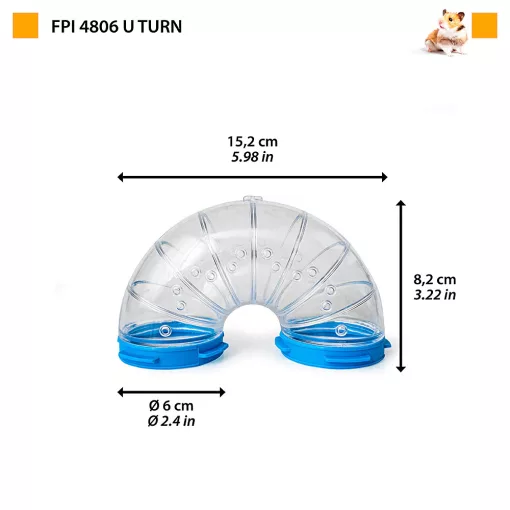 Ferplast U-alakú cső FPI4806