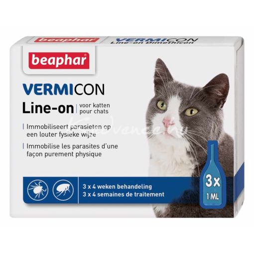 Beaphar Vermicon Spot-On macskának 3 pipetta