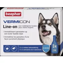 Beaphar Vermicon Spot-On M(15kg-30kg) kutyának 3 pipetta