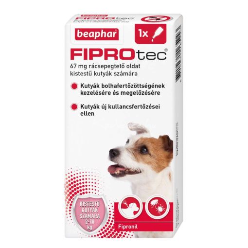 Fiprotec Spot On kutya 2-10kg 1 pipetta