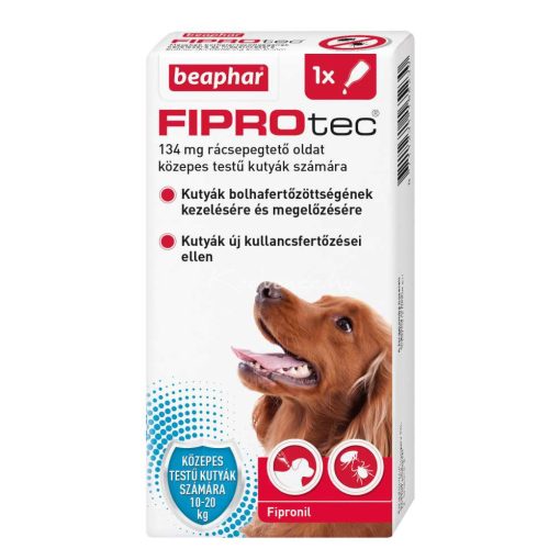 Fiprotec Spot On kutya 10-20kg 1 pipetta