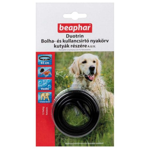 Beaphar Duotrin kutya bolha- és kullancsirtó nyakörv 65cm