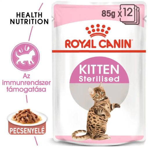 Royal Canin Kitten Sterilised 12x85g nedves macskatáp