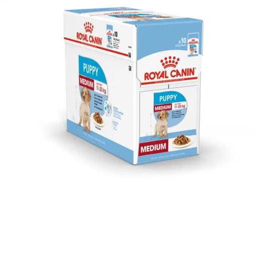 Royal Canin Medium Puppy 10x140g nedves kutyatáp