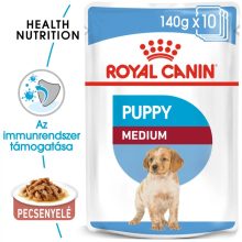Royal Canin Medium Puppy 10x140g nedves kutyatáp