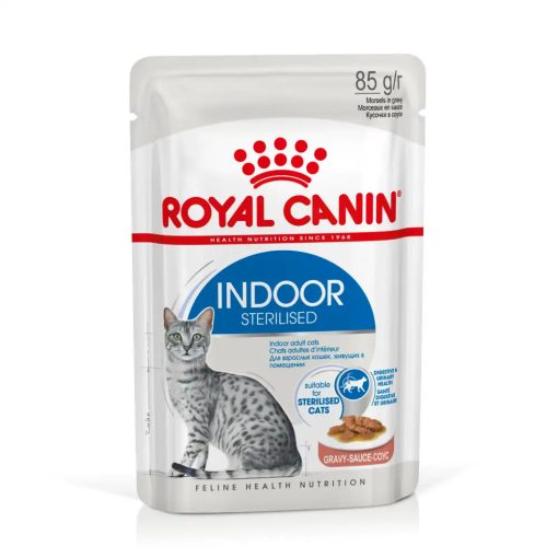 Royal Canin Indoor Sterilised Gravy 12x85g nedves macskaeledel