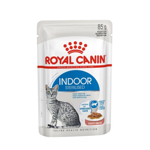 Royal Canin Indoor Sterilised Gravy 85g Nedves macskaeledel