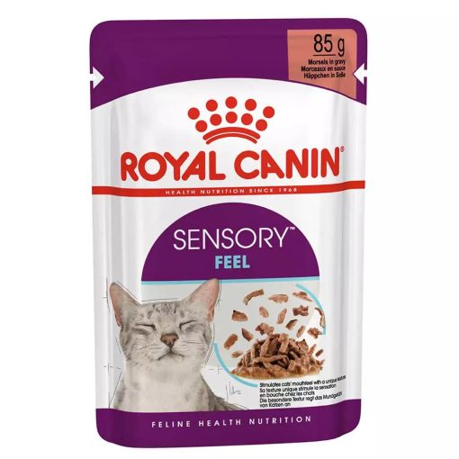 Royal Canin Sensory Feel Gravy-Nedves macskaeledel Szószban 85g