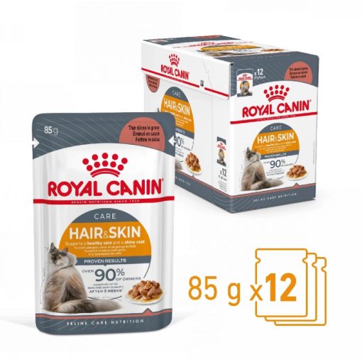 Royal Canin FCN Hair&Skin Care 12x85g Nedves Macskaeledel