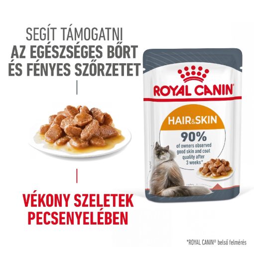 Royal Canin FCN Hair&Skin Care 12x85g Nedves Macskaeledel