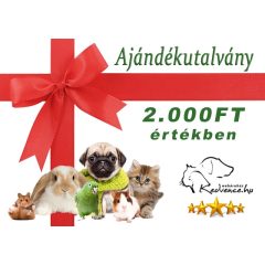 Ajándékutalvány 2000 forint értékben