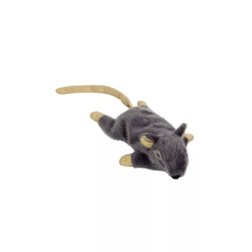 NOBBY 67565 PLÜSS EGÉR Szürke 14,5cm macskamentával