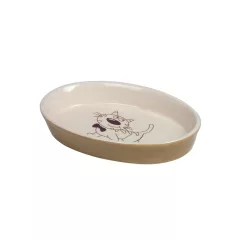 NOBBY 73638 KERÁMIA TÁL CICÁNAK 120 ML ovális
