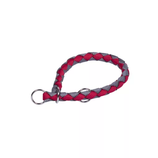 NOBBY 80704-01 TEXTIL Corda FOJTÓ 1,2x55cm vörös-szürke