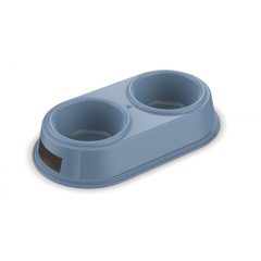 Műanyag duplatál S 26x13x5cm kék