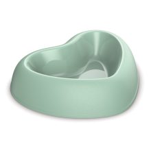 Georplast szív alakú tál S 18x15cm zöld
