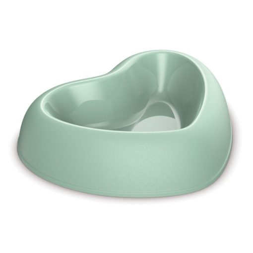 Georplast szív alakú tál S 18x15cm zöld