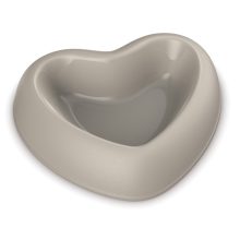 Georplast szív alakú tál L 26,5x22cm bézs