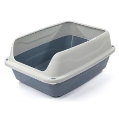 Macska WC magasított kerettel 56x40x24cm kék [12]