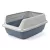Macska WC magasított kerettel 56x40x24cm kék [12]